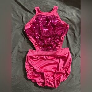 Kelle teen size hot pink costume